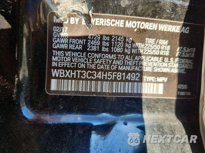 Zdjęcie 12 z 12 samochodu: 2017 BMW X1 XDRIVE28I VIN:WBXHT3C34H5F81492 - miniatura