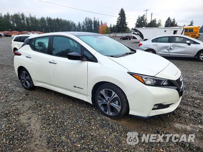 Czwarte zdjęcie samochodu z boku: 2019 NISSAN LEAF SV PLUS VIN:1N4BZ1CP2KC313930 - miniatura