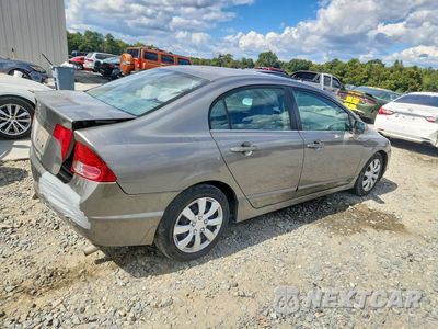 Trzecie zdjęcie samochodu z tyłu: 2007 HONDA CIVIC LX VIN:1HGFA165X7L008973 - miniatura
