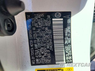 Zdjęcie 12 z 12 samochodu: 2015 LEXUS CT 200 VIN:JTHKD5BH4F2221903 - miniatura