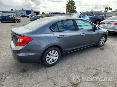 Trzecie zdjęcie samochodu z tyłu: 2012 HONDA CIVIC LX VIN:19XFB2F53CE305457 - miniatura