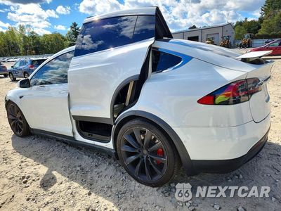 Drugie zdjęcie samochodu z przodu: 2020 TESLA MODEL X VIN:5YJXCDE46LF280618 - miniatura