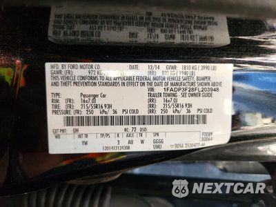 Zdjęcie 12 z 12 samochodu: 2015 FORD FOCUS SE VIN:1FADP3F28FL203948 - miniatura