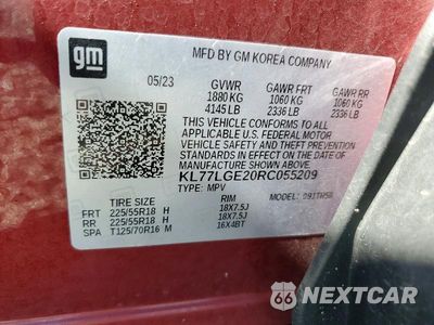 Zdjęcie 12 z 12 samochodu: 2024 CHEVROLET TRAX 1RS VIN:KL77LGE20RC055209 - miniatura