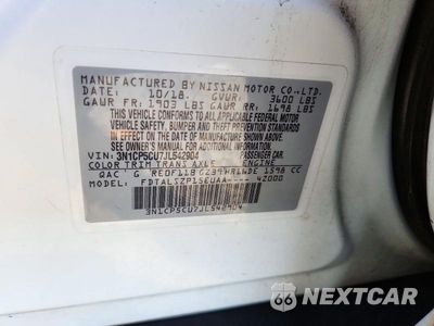 Zdjęcie 13 z 13 samochodu: 2018 NISSAN KICKS SV VIN:3N1CP5CU7JL542904 - miniatura