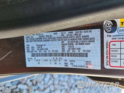 Zdjęcie 12 z 12 samochodu: 2016 FORD FIESTA SE VIN:3FADP4EJ1GM119906 - miniatura