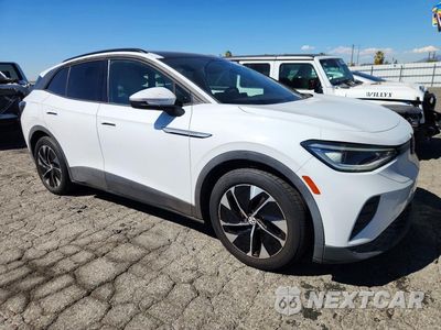 Czwarte zdjęcie samochodu z boku: 2021 VOLKSWAGEN ID.4 PRO S VIN:WVGTMPE28MP040842 - miniatura