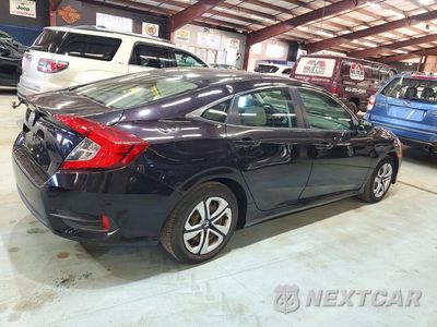 Trzecie zdjęcie samochodu z tyłu: 2017 HONDA CIVIC LX VIN:19XFC2E53HE041419 - miniatura