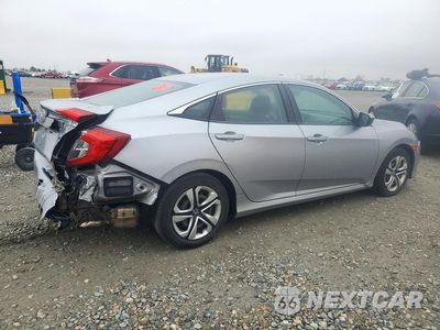 Trzecie zdjęcie samochodu z tyłu: 2017 HONDA CIVIC LX VIN:19XFC2F54HE025020 - miniatura