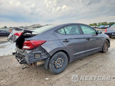 Trzecie zdjęcie samochodu z tyłu: 2020 HYUNDAI ELANTRA SE VIN:5NPD74LF9LH553029 - miniatura