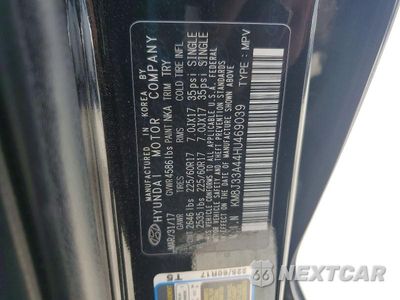 Zdjęcie 13 z 13 samochodu: 2017 HYUNDAI TUCSON SE VIN:KM8J33A44HU469039 - miniatura