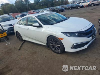 Czwarte zdjęcie samochodu z boku: 2020 HONDA CIVIC EX VIN:19XFC1F33LE207695 - miniatura
