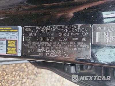 Zdjęcie 12 z 12 samochodu: 2016 KIA FORTE LX VIN:KNAFK4A63G5613447 - miniatura