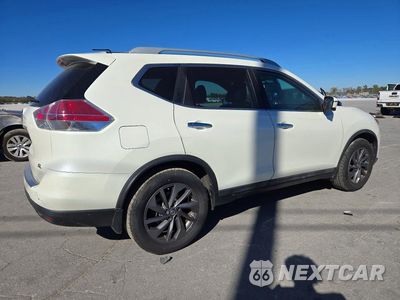 Trzecie zdjęcie samochodu z tyłu: 2016 NISSAN ROGUE SL VIN:5N1AT2MT9GC915140 - miniatura