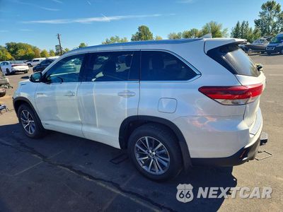 Drugie zdjęcie samochodu z przodu: 2018 TOYOTA HIGHLANDER HYBRID XLE VIN:5TDJGRFH6JS047646 - miniatura