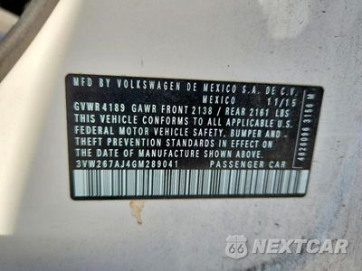 Zdjęcie 12 z 12 samochodu: 2016 VOLKSWAGEN JETTA S VIN:3VW267AJ4GM289041 - miniatura
