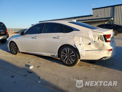 Drugie zdjęcie samochodu z przodu: 2019 HONDA ACCORD TOURING HYBRID VIN:1HGCV3F96KA015266 - miniatura