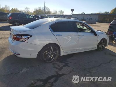 Trzecie zdjęcie samochodu z tyłu: 2017 HONDA ACCORD SPORT VIN:1HGCR2F55HA153742 - miniatura