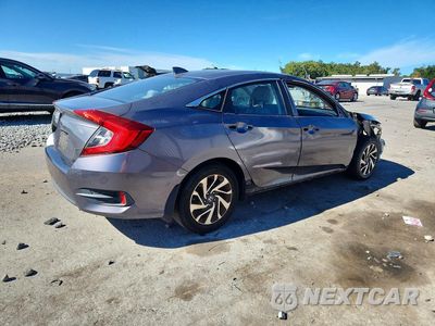 Trzecie zdjęcie samochodu z tyłu: 2017 HONDA CIVIC EX VIN:19XFC2F82HE005410 - miniatura