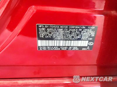 Zdjęcie 12 z 12 samochodu: 2010 LEXUS ES 350 VIN:JTHBK1EGXA2362677 - miniatura