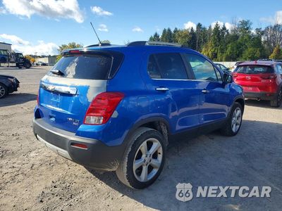 Trzecie zdjęcie samochodu z tyłu: 2016 CHEVROLET TRAX LTZ VIN:KL7CJRSB3GB583950 - miniatura