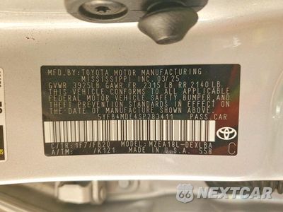 Zdjęcie 12 z 12 samochodu: 2025 TOYOTA COROLLA LE VIN:5YFB4MDE4SP283411 - miniatura