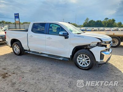 Czwarte zdjęcie samochodu z boku: 2020 CHEVROLET SILVERADO C1500 LT VIN:3GCPWCEDXLG407835 - miniatura