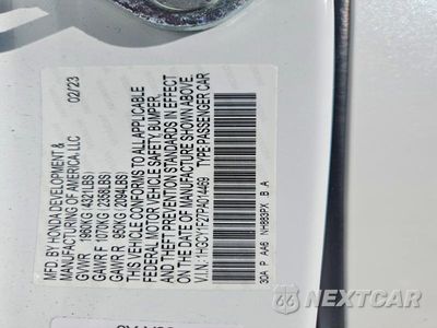 Zdjęcie 13 z 13 samochodu: 2023 HONDA ACCORD LX VIN:1HGCY1F27PA014469 - miniatura