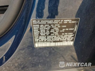 Zdjęcie 13 z 13 samochodu: 2021 VOLKSWAGEN ATLAS CROSS SPORT SE VIN:1V2JE2CA7MC225170 - miniatura