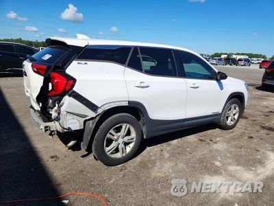 Trzecie zdjęcie samochodu z tyłu: 2018 GMC TERRAIN SLE VIN:3GKALMEV7JL297350 - miniatura