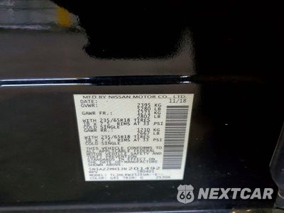 Zdjęcie 13 z 13 samochodu: 2018 NISSAN MURANO SL VIN:5N1AZ2MH1JN201492 - miniatura
