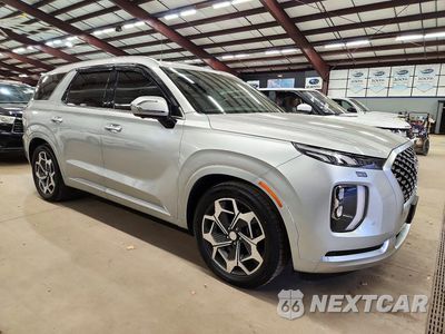 Czwarte zdjęcie samochodu z boku: 2021 HYUNDAI PALISADE CALLIGRAPHY VIN:KM8R74HE6MU270855 - miniatura