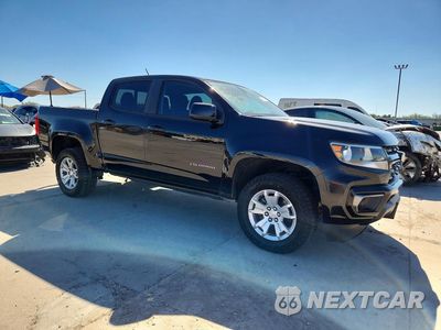 Czwarte zdjęcie samochodu z boku: 2021 CHEVROLET COLORADO LT VIN:1GCGSCEN9M1104890 - miniatura