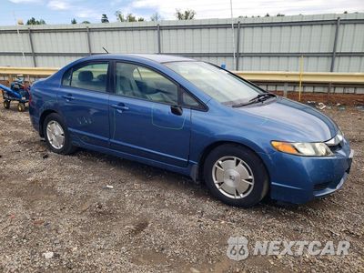 Czwarte zdjęcie samochodu z boku: 2009 HONDA CIVIC HYBRID VIN:JHMFA36289S015766 - miniatura