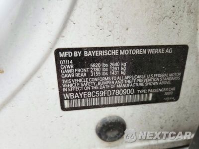 Zdjęcie 12 z 12 samochodu: 2015 BMW 750 LI VIN:WBAYE8C59FD780900 - miniatura
