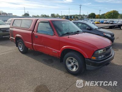 Czwarte zdjęcie samochodu z boku: 1998 CHEVROLET S TRUCK S10 VIN:1GCCS1441WK203521 - miniatura