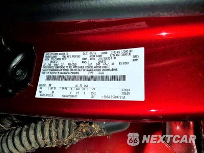 Zdjęcie 13 z 13 samochodu: 2016 FORD F150 SUPERCREW VIN:1FTEW1EGXGFC78959 - miniatura