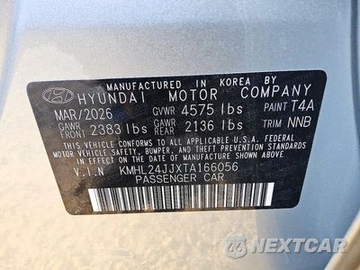 Zdjęcie 12 z 13 samochodu: 2026 HYUNDAI SONATA HYBRID BLUE VIN:KMHL24JJXTA166056 - miniatura