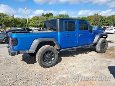 Trzecie zdjęcie samochodu z tyłu: 2020 JEEP GLADIATOR SPORT VIN:1C6HJTAG5LL157109 - miniatura