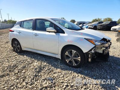 Czwarte zdjęcie samochodu z boku: 2022 NISSAN LEAF SV PLUS VIN:1N4BZ1CV2NC553305 - miniatura