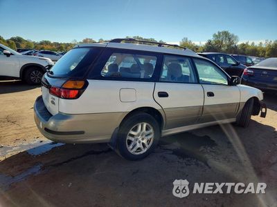 Trzecie zdjęcie samochodu z tyłu: 2002 SUBARU LEGACY OUTBACK VIN:4S3BH665027635561 - miniatura