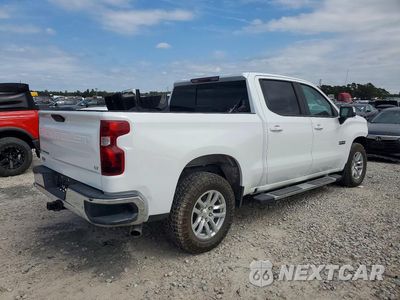 Trzecie zdjęcie samochodu z tyłu: 2019 CHEVROLET SILVERADO C1500 LT VIN:3GCPWCED6KG142104 - miniatura