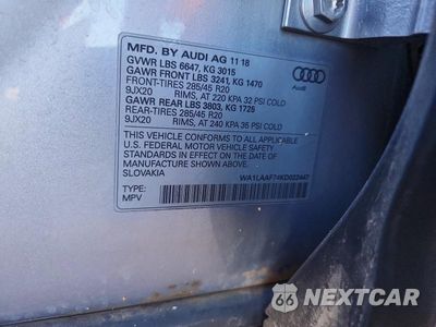 Zdjęcie 14 z 14 samochodu: 2019 AUDI Q7 PREMIUM PLUS VIN:WA1LAAF74KD022447 - miniatura