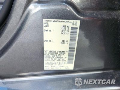 Zdjęcie 12 z 12 samochodu: 2022 NISSAN ALTIMA SR VIN:1N4BL4CV2NN411401 - miniatura