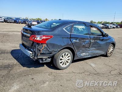 Trzecie zdjęcie samochodu z tyłu: 2019 NISSAN SENTRA SV VIN:3N1AB7AP5KL614795 - miniatura