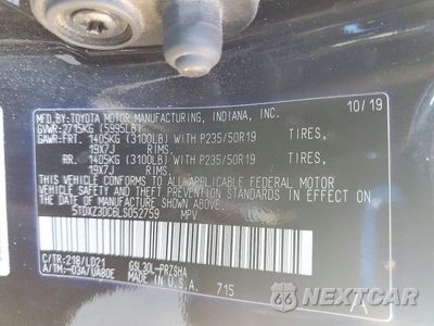 Zdjęcie 14 z 14 samochodu: 2020 TOYOTA SIENNA SE PREMIUM 8-PASSENGER VIN:5TDXZ3DC6LS052759 - miniatura