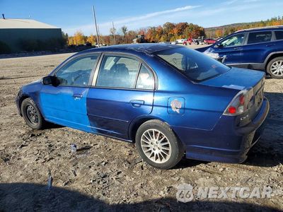 Drugie zdjęcie samochodu z przodu: 2005 HONDA CIVIC LX VIN:2HGES16535H613940 - miniatura