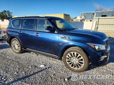 Czwarte zdjęcie samochodu z boku: 2015 INFINITI QX80 BASE VIN:JN8AZ2NE1F9087779 - miniatura