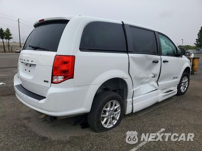 Trzecie zdjęcie samochodu z tyłu: 2019 DODGE GRAND CARAVAN SE VIN:2C7WDGBG6KR792586 - miniatura