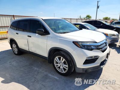 Czwarte zdjęcie samochodu z boku: 2016 HONDA PILOT LX VIN:5FNYF5H10GB047164 - miniatura
